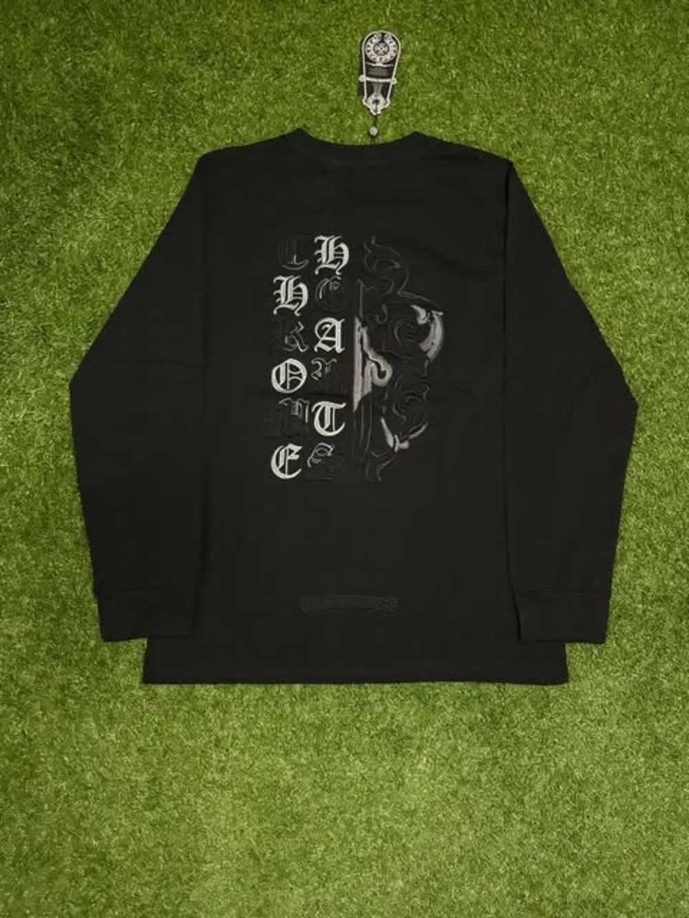 Black Patch Chrome Long Sleeve